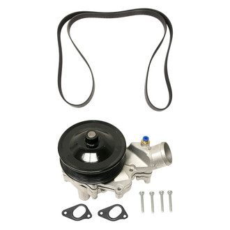 Genuine® - Engine Coolant Water Pump and Serpentine Belt Kit