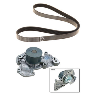 Genuine® - Engine Coolant Water Pump and Drive Belt Kit