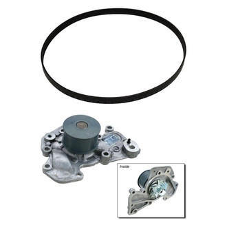 Genuine® - Engine Coolant Water Pump and Drive Belt Kit