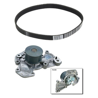 Genuine® - Engine Coolant Water Pump and Serpentine Belt Kit