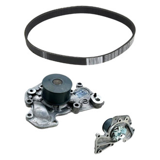 Genuine® - Engine Coolant Water Pump and Serpentine Belt Kit