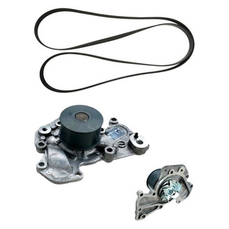 Genuine® - Engine Coolant Water Pump and Serpentine Belt Kit