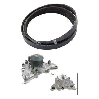 Genuine® - Engine Coolant Water Pump and Serpentine Belt Kit