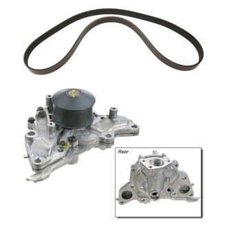 Genuine® - Engine Coolant Water Pump and Serpentine Belt Kit