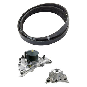 Genuine® - Engine Coolant Water Pump and Serpentine Belt Kit