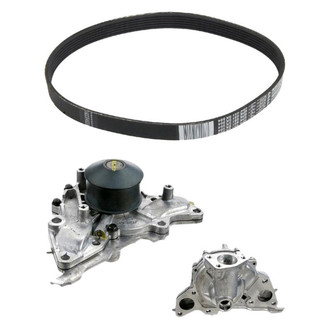 Genuine® - Engine Coolant Water Pump and Serpentine Belt Kit