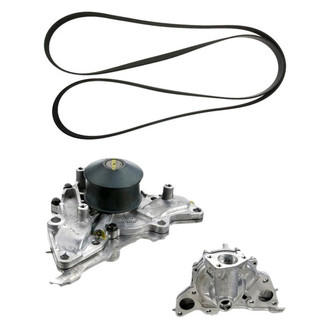 Genuine® - Engine Coolant Water Pump and Serpentine Belt Kit