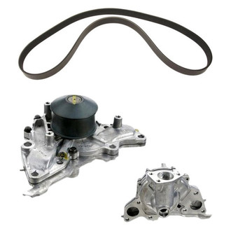 Genuine® - Engine Coolant Water Pump and Serpentine Belt Kit