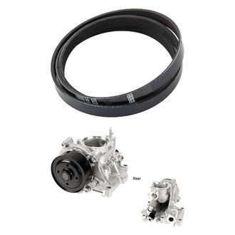 Genuine® - Engine Coolant Water Pump and Serpentine Belt Kit