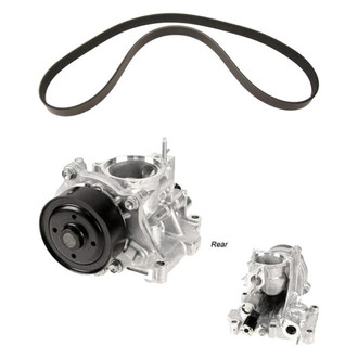 Genuine® - Engine Coolant Water Pump and Serpentine Belt Kit