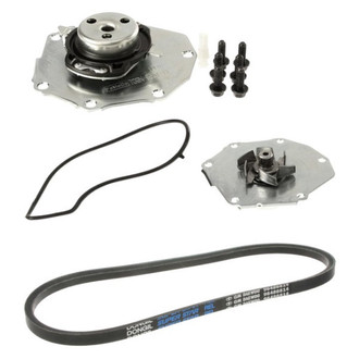 Genuine® - Engine Coolant Water Pump and Accessory Drive Belt Kit