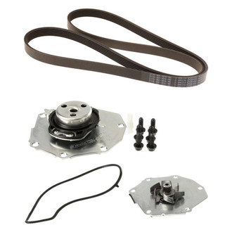 Genuine® - Engine Coolant Water Pump and Drive Belt Kit