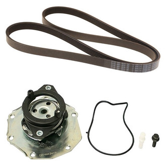 Genuine® - Engine Coolant Water Pump and Drive Belt Kit