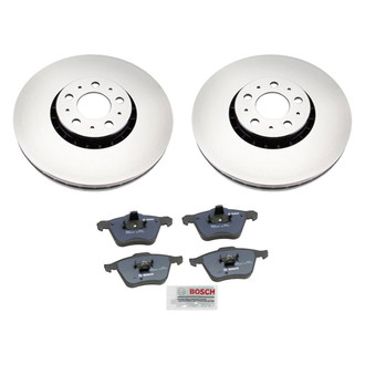 Genuine® - Plain Front Brake Kit with Semi-Metallic Pads