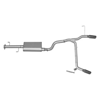 Gibson® - Split Rear™ Aluminized Steel Cat-Back Exhaust System with Split Rear Exit