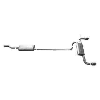 Gibson® - Split Rear™ Aluminized Steel Cat-Back Exhaust System with Split Rear Exit