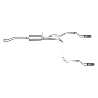 Gibson® - Split Rear™ Aluminized Steel Cat-Back Exhaust System with Split Rear Exit
