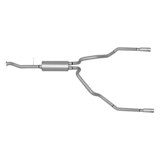 Gibson® - Split Rear™ Aluminized Steel Cat-Back Exhaust System with Split Rear Exit
