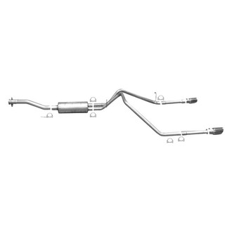 Gibson® - Split Rear™ Aluminized Steel Cat-Back Exhaust System with Split Rear Exit