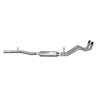 Gibson® - Dual Sport™ Aluminized Steel Cat-Back Exhaust System with Dual Side Exit