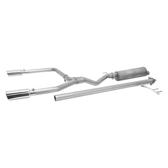 Gibson® - Split Rear™ Stainless Steel Cat-Back Exhaust System with Split Rear Exit