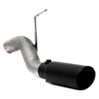 Gibson® - Black Elite™ 304 SS Resonator Delete Cat-Back Exhaust System with Single Side Exit