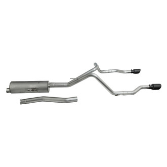 Gibson® - Black Elite™ Stainless Steel Cat-Back Exhaust System with Split Rear Exit