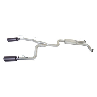 Gibson® - Black Elite™ Stainless Steel Cat-Back Exhaust System with Split Rear Exit