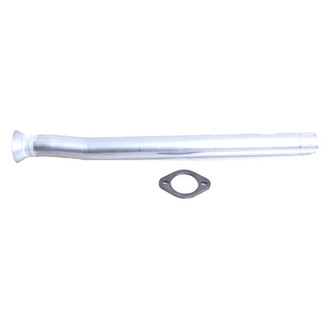 Gibson® - Stainless Steel Gray Exhaust Resonator Delete Pipe
