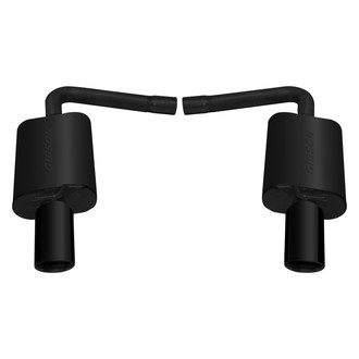 Gibson® - Black Elite™ Stainless Steel Axle-Back Exhaust System with Split Rear Exit