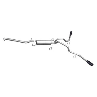 Gibson® - Black Elite™ Stainless Steel Cat-Back Exhaust System with Split Side Exit