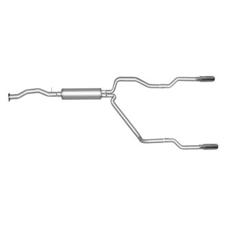 Gibson® - Split Rear™ Stainless Steel Cat-Back Exhaust System with Split Rear Exit