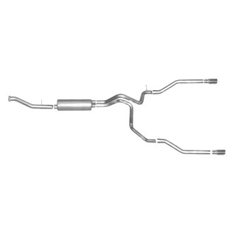 Gibson® - Split Rear™ Stainless Steel Cat-Back Exhaust System with Split Rear Exit