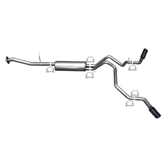 Gibson® - Black Elite™ Stainless Steel Cat-Back Exhaust System with Split Side Exit