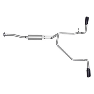 Gibson® - Black Elite™ Stainless Steel Cat-Back Exhaust System with Split Side Exit