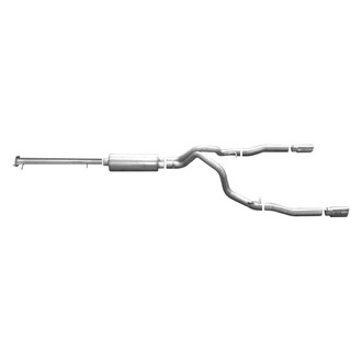 Gibson® - Split Rear™ Stainless Steel Cat-Back Exhaust System with Split Rear Exit