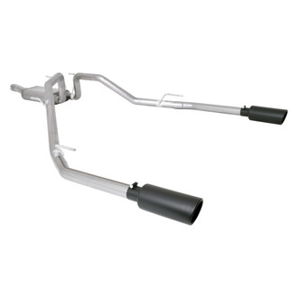 Gibson® - Black Elite™ Stainless Steel Cat-Back Exhaust System with Split Rear Exit