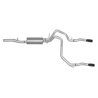 Gibson® - Black Elite™ Stainless Steel Cat-Back Exhaust System with Split Rear Exit