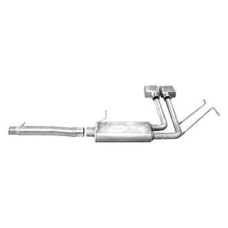 Gibson® - Super Truck™ Stainless Steel Cat-Back Exhaust System with Dual Side Exit