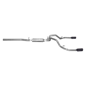 Gibson® - Black Elite™ Stainless Steel Cat-Back Exhaust System with Split Rear Exit