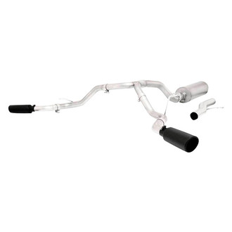 Gibson® - Black Elite™ Stainless Steel Cat-Back Exhaust System with Split Side Exit