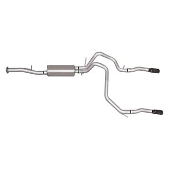 Gibson® - Black Elite™ Stainless Steel Cat-Back Exhaust System with Split Rear Exit