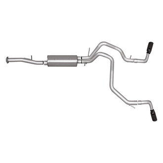 Gibson® - Black Elite™ Stainless Steel Cat-Back Exhaust System with Split Side Exit