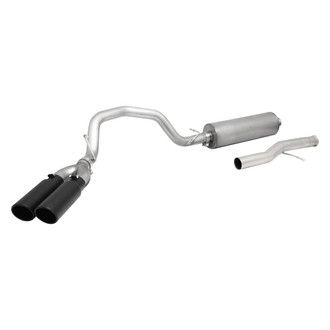 Gibson® - Black Elite™ Stainless Steel Dual Sport Cat-Back Exhaust System with Dual Side Exit