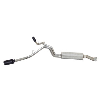 Gibson® - Black Elite™ Stainless Steel Dual Extreme Cat-Back Exhaust System with Split Side Exit