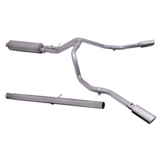 Gibson® - Black Elite™ Stainless Steel Dual Extreme Cat-Back Exhaust System with Split Side Exit