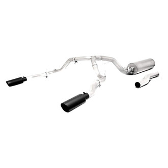 Gibson® - Black Elite™ Stainless Steel Cat-Back Exhaust System with Split Rear Exit