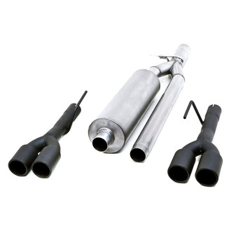 Gibson® - Black Elite™ Stainless Steel Cat-Back Exhaust System with Quad Rear Exit
