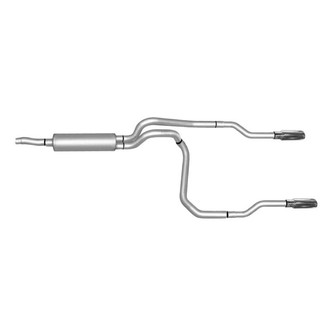 Gibson® - Split Rear™ Stainless Steel Cat-Back Exhaust System with Split Rear Exit