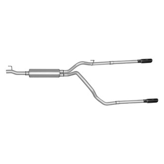 Gibson® - Split Rear™ Stainless Steel Cat-Back Exhaust System with Split Rear Exit